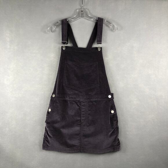 Urban Outfitters Junior's Medium Overall Dress Charcoal - Picture 1 of 6